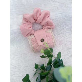 🌸Mẫu ví cài thẻ màu hồng tiểu thư , phối ren xinh nhiều ngăn 🌸