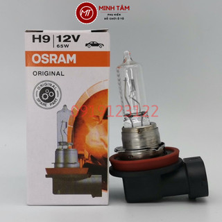 Bóng đèn halogen osram original h9 12v65w chùm cao thấp sản xuất tại đức