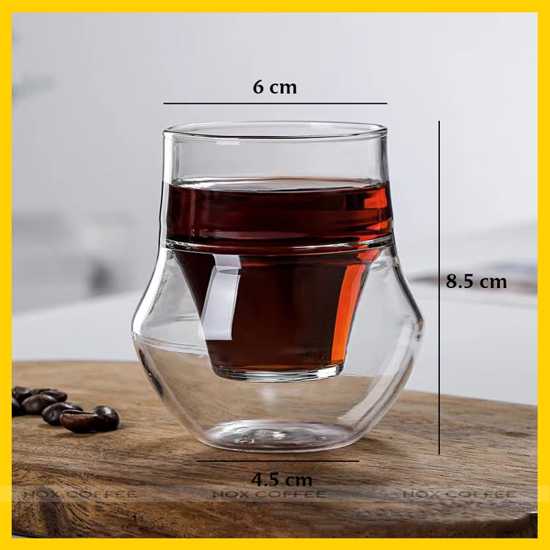 Ly cà phê thủy tinh 2 lớp