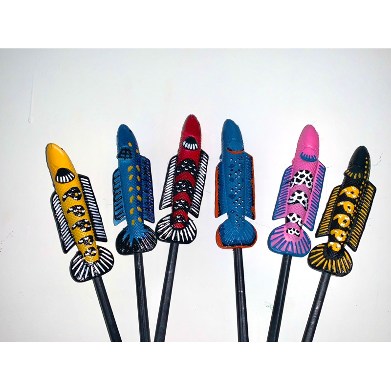 CÂY KÈ CÁ LÓC NHỰA RESIN 11,5cm- Giúp cá sung khoẻ, màu sắc đa dạng 11,5cm