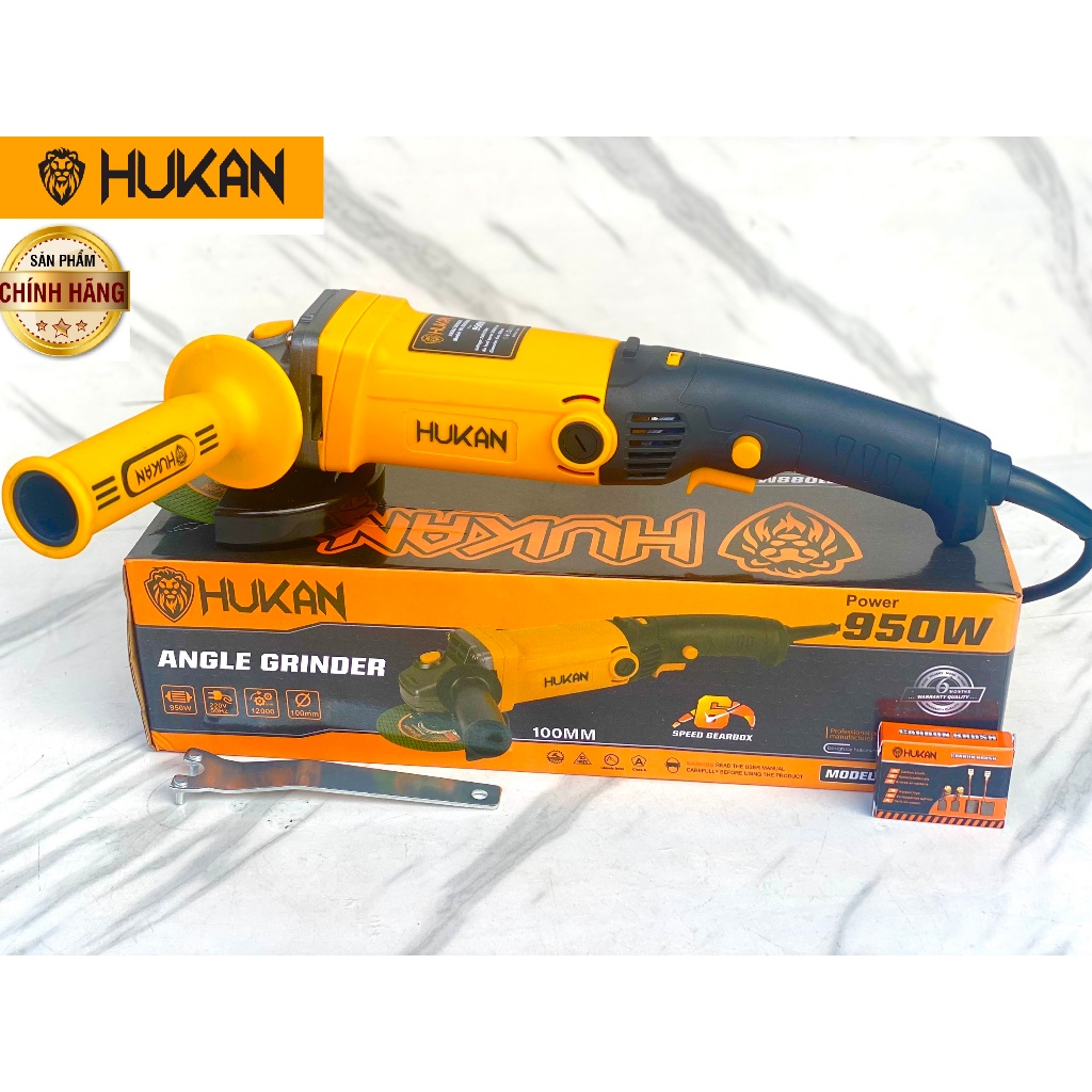 Máy cắt mài Hukan cầm tay hukan 950w có điều tốc hàng chính hãng lỗi đồng 100%
