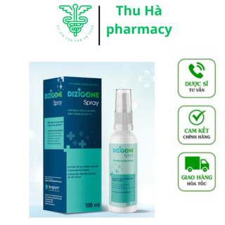Xịt kháng khuẩn Dizigone - Vệ sinh bàn tay, đồ chơi, đồ dùng & phòng bệnh cho em bé