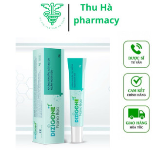 Kem DIZIGONE Nano Bạc 25g Kháng Khuẩn, Lành Vết Thương, Tái Tạo Da, Ngừa Sẹo, Vết Côn Trùng Đốt, Loét Do Nằm Lâu Ngày