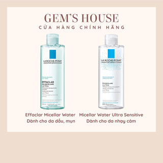 Nước tẩy trang La Roche Posay làm sạch sâu Effaclar Micellar Water, Micellar Water Ultra Sensitive