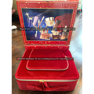 [BILL US - EL STORE] Cốp đựng đồ trang điểm vali ESTEE LAUDER, kéo xem ảnh thật