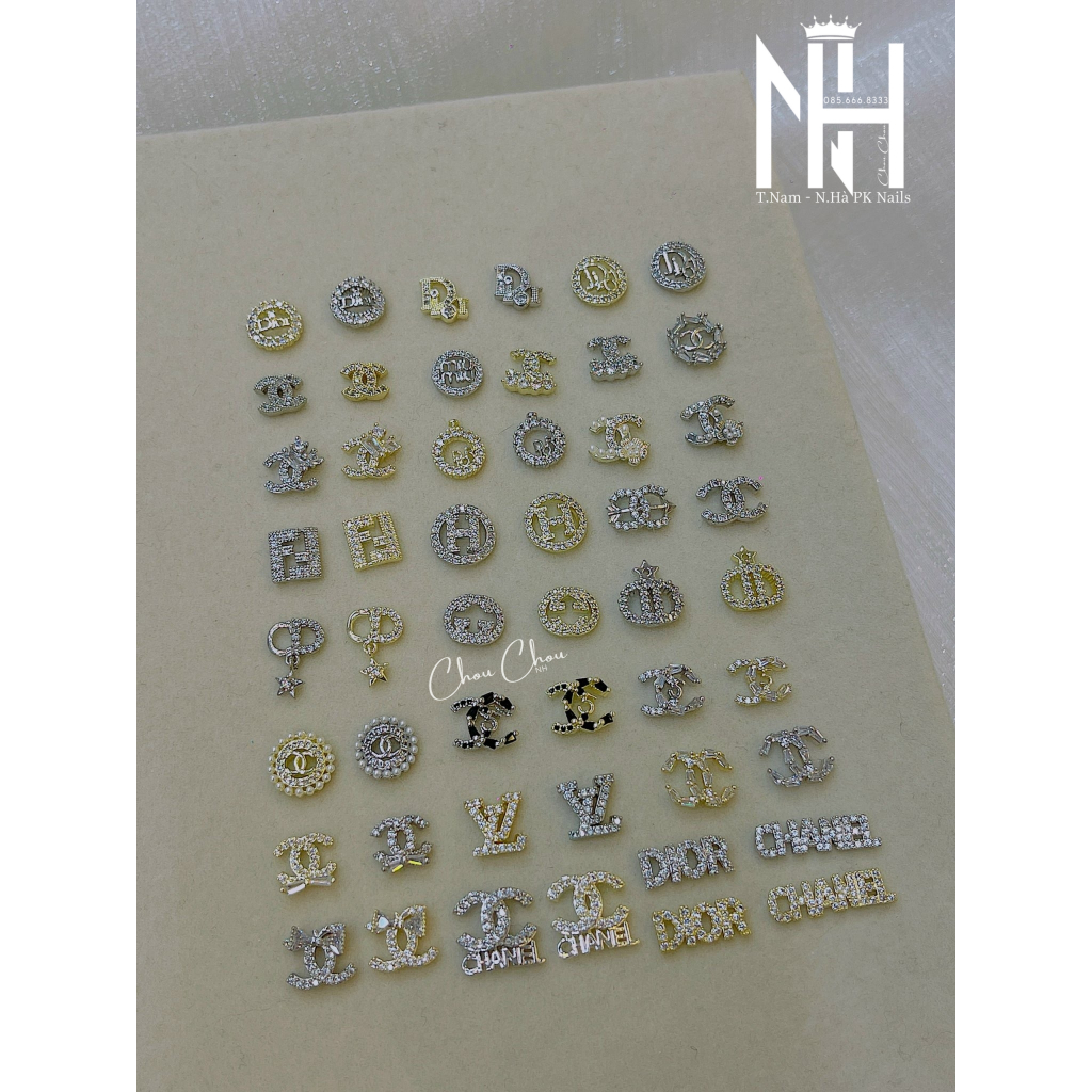 charm thương hiệu,, charm đá thương hiệu, charm đá trang trí móng , đá hình trang trí móng mới nhất