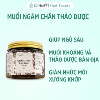 Muối ngâm chân thảo dược Sinh Dược CAO CẤP giảm hôi chân lưu thông khí huyết ngủ ngon giảm stress - 450gram