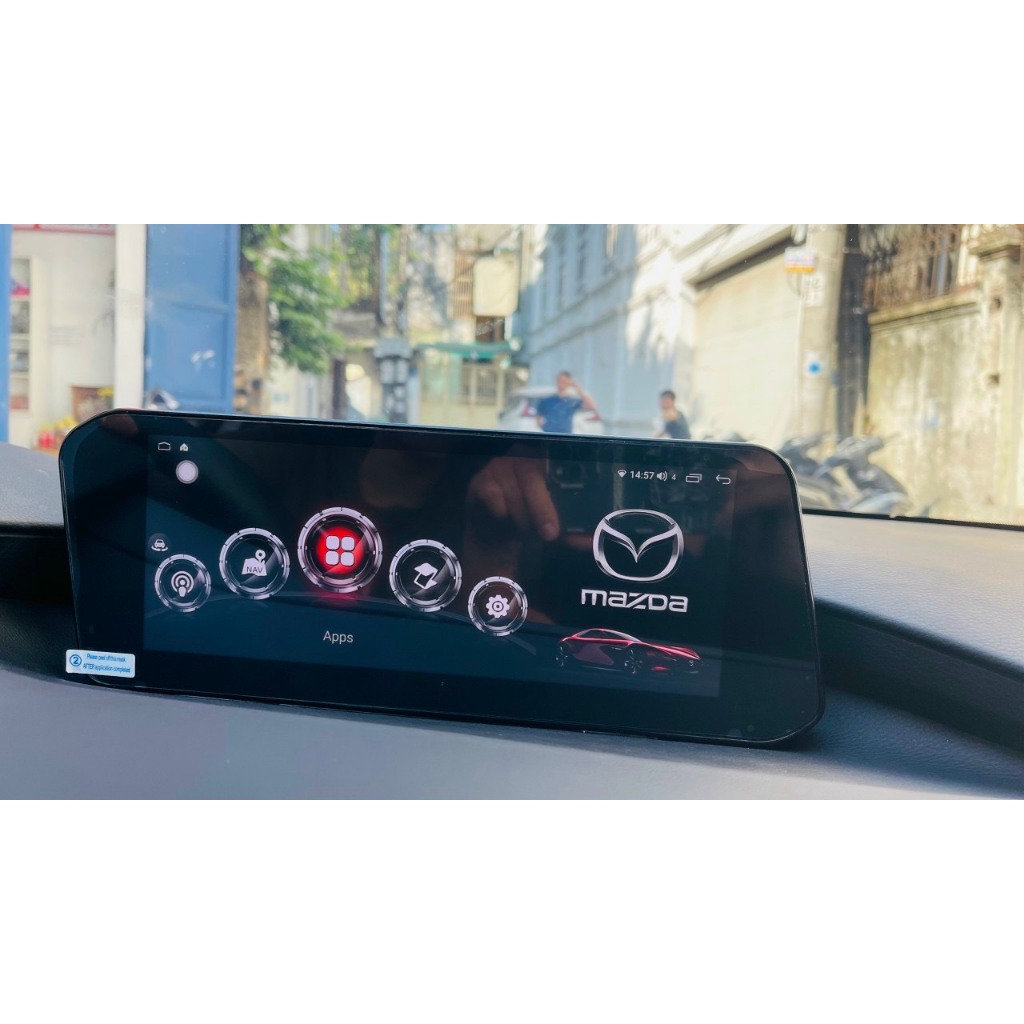 Màn Hình Android Liền Khối Theo Xe Mazda3/CX30 2021-2024 2 Hệ Điều Hành 10.25 inch