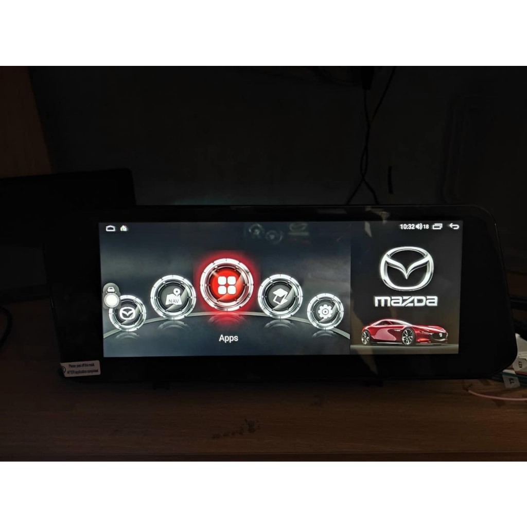 Màn Hình Android Liền Khối Theo Xe Mazda3/CX30 2021-2024 2 Hệ Điều Hành 10.25 inch