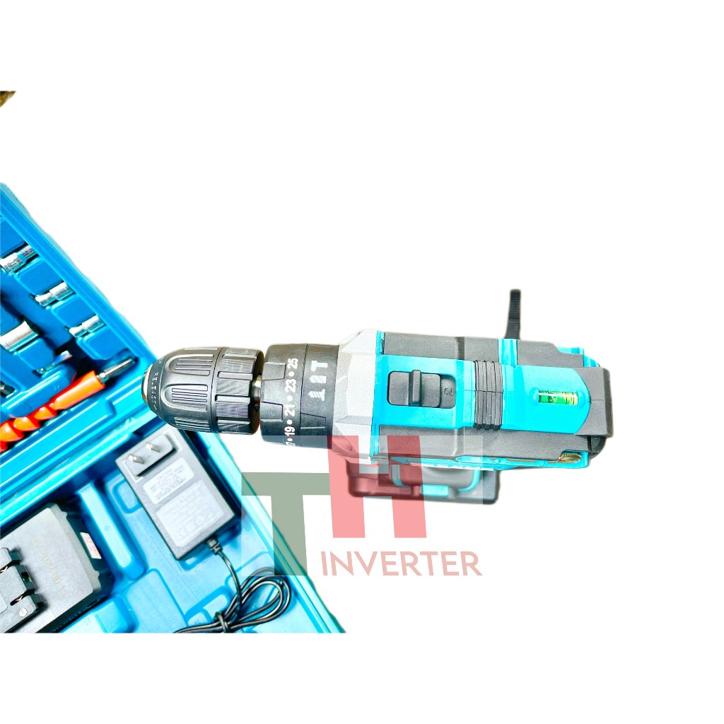 Máy khoan pin Makita 36v tặng kèm phụ kiện 24 món chi tiết