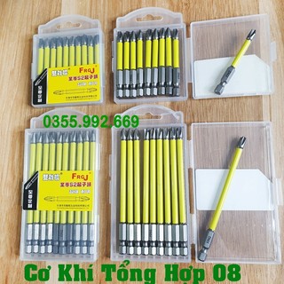 Mũi bắn vít đầu tuốc nơ vít ph2 đầu chữ thập. mũi tua vít có từ tính dài 65mm, 110mm fph2 chuyên dụng cho thợ điện