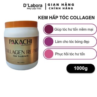 Kem hấp tóc collagen phục hồi làm tóc bóng đẹp mềm mại, kem hấp tóc dlabora