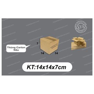 14x14x7 cm thùng carton đóng hàng