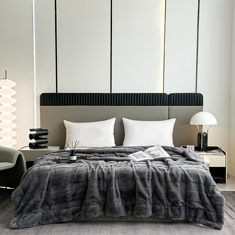 CHĂN LÔNG CỪU VÂN SÓNG SIÊU MỀM MỊN, CHĂN LÔNG CỪU MẪU MỚI