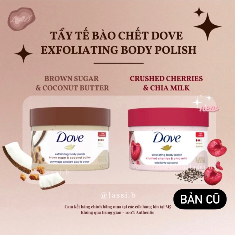 TẨY TẾ BÀO CHẾT DOVE EXFOLIATING BODY POLISH