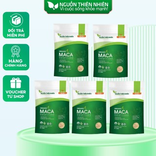 Combo 5 Túi Bột Sâm Maca Peru hữu cơ 200g NguồnThiên Nhiên