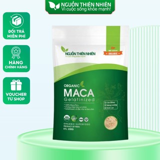 Bột Sâm Maca Peru hữu cơ Túi 200g NguồnThiên Nhiên