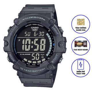 Đồng Hồ Nam Casio Dây Nhựa Trẻ Trung AE-1500WH-8BVDF Chính Hãng