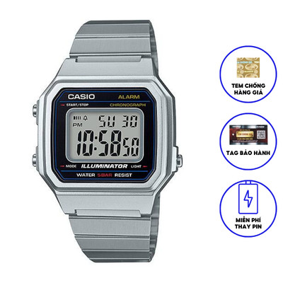 Đồng hồ dây kim loại chính hãng casio B650WD-1ADF