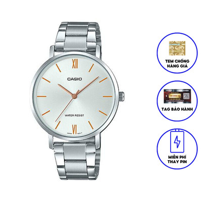 Đồng hồ nữ dây kim loại chính hãng Casio LTP-VT01D-7BUDF