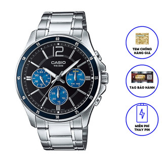Đồng hồ nam dây kim loại Casio MTP-1374D-2AVDF chính hãng