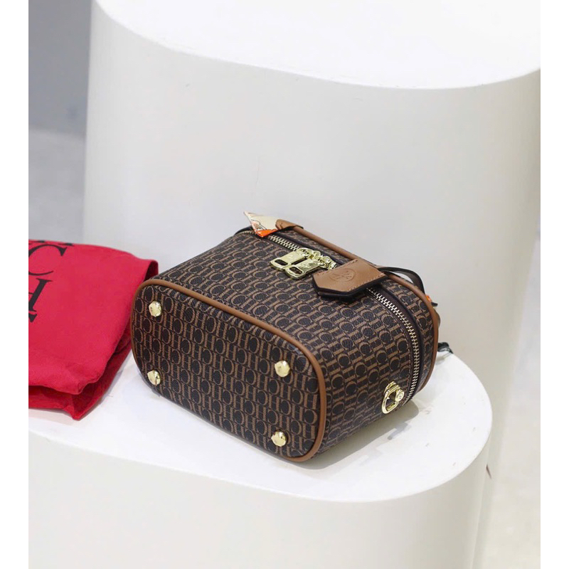 Túi cốp xinh kèm dây lụa siêu sang phù hợp đi làm đi chơi