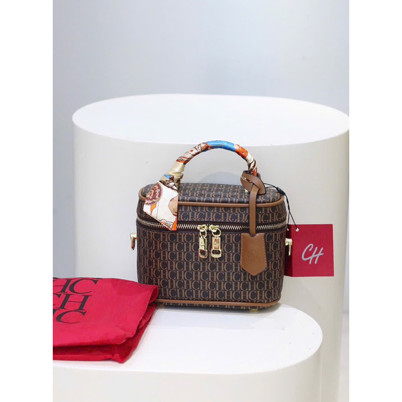 Túi cốp xinh kèm dây lụa siêu sang phù hợp đi làm đi chơi