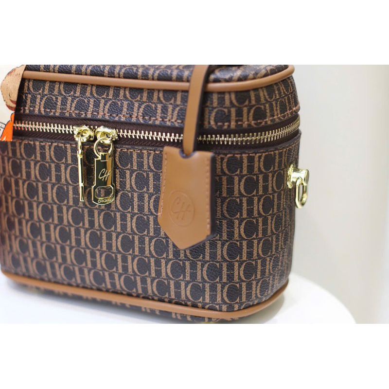 Túi cốp xinh kèm dây lụa siêu sang phù hợp đi làm đi chơi