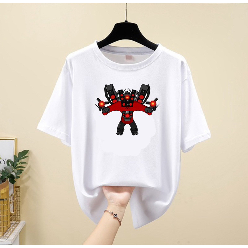 Áo thun hình titan speakerman game skibidi toilet / áo titan speakerman game skibidi toilet