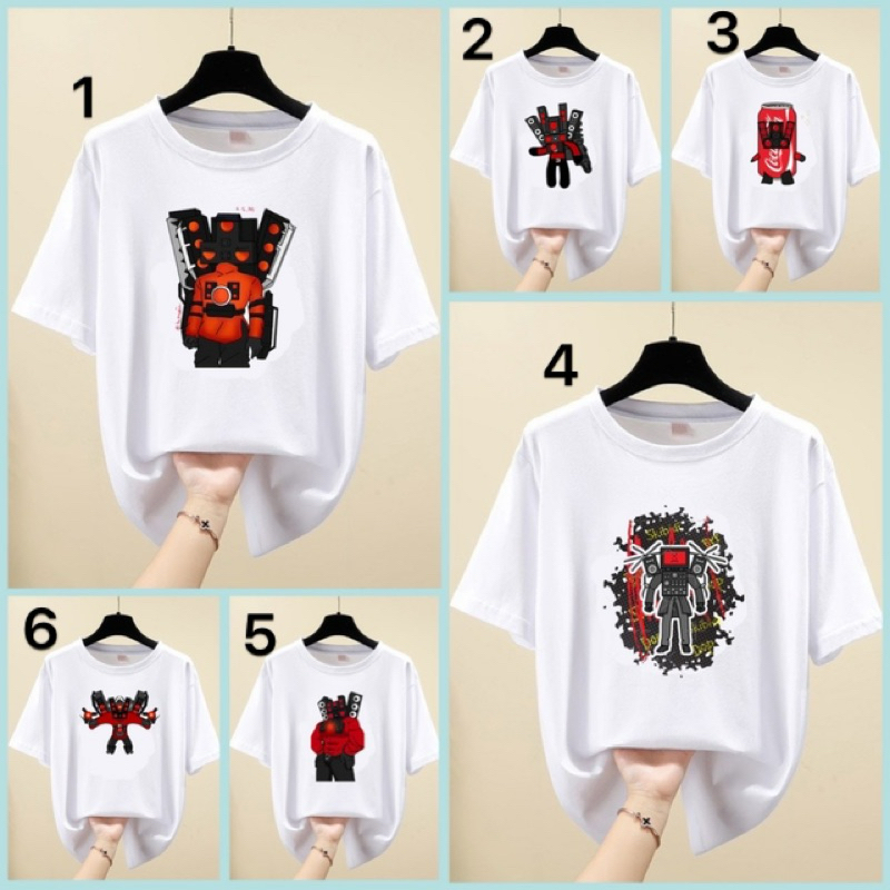 Áo thun hình titan speakerman game skibidi toilet / áo titan speakerman game skibidi toilet