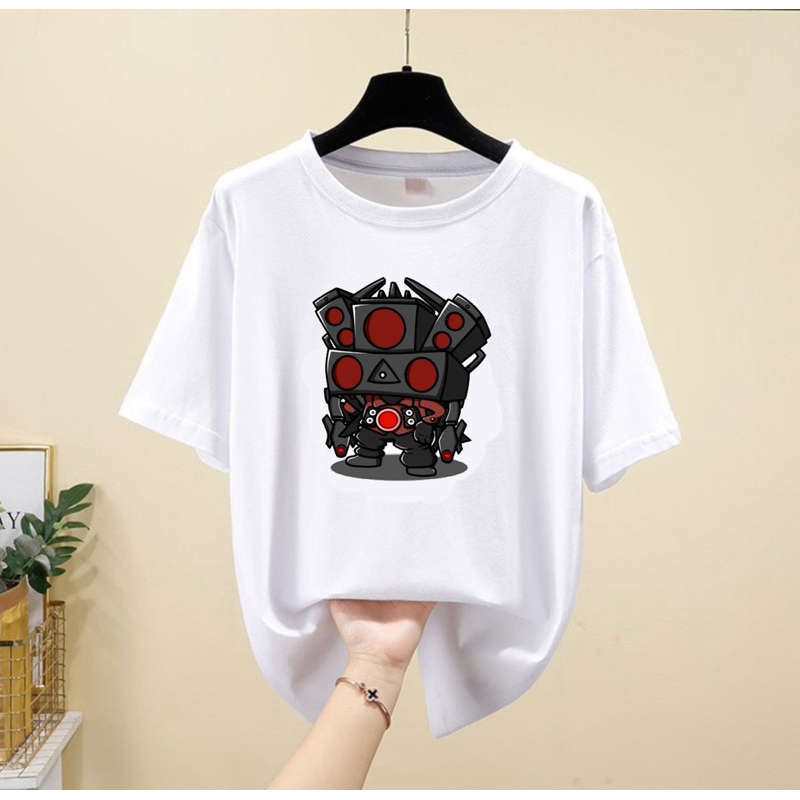 Áo thun hình titan speakerman game skibidi toilet / áo titan speakerman game skibidi toilet