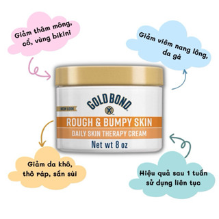 [Ship hoả tốc SG] Kem dưỡng Gold Bond Rough and Bumpy Skin dành cho da sần sùi, da gà, viêm nang lông