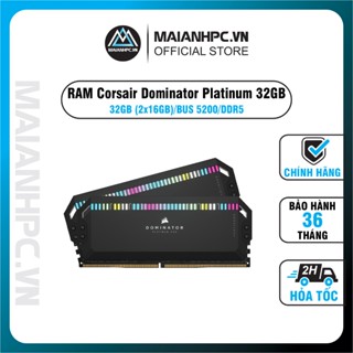RAM Corsair Dominator Platinum 32GB (2x16GB) RGB 6000 DDR5 (CMT32GX5M2X6000C36)
