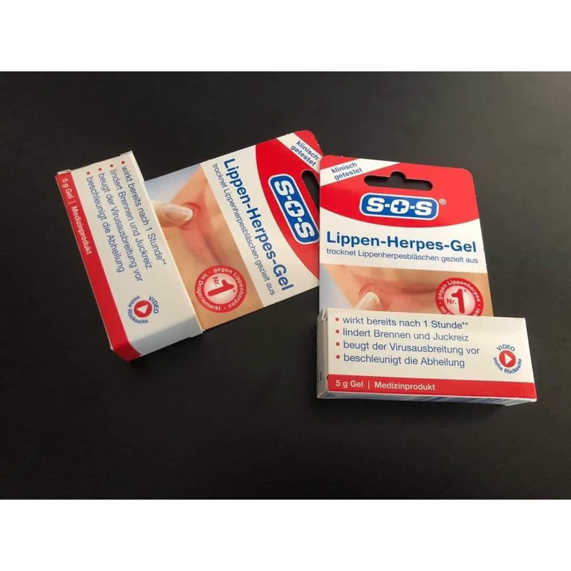 Hàng Đức Gel SOS làm giảm đau, ngứa, lan vết loét tróc mép, zona thần kinh