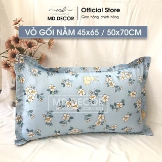 01 vỏ gối đầu 45x65cm chất liệu Cotton Poly 3D MD.Decor - Bedding nhiều họa tiết dễ thương