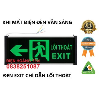Đèn Led EXIT Đèn Thoát Hiểm 1 mặt Và 2 Mặt- Rẽ Trái,Phải CAM KẾT CHẤT LƯỢNG SẢN PHẨM VÀ DỊCH VỤ TỐT NHẤT