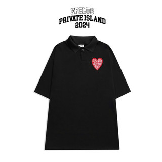 ÁO THUN FF FORM RỘNG POLO BE GENTLE WITH YOUR HEART TEE, VẢI THUN 2 CHIỀU COTTON 250GSM