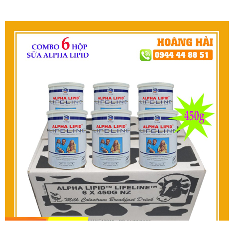 Combo thùng Sữa Non Alpha Lipid 450g Chính Hãng New Zealand