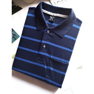 Áo thun nam trung niên có cổ có túi loại  áo thun trung niên sọc chất vải cotton mềm mát ,thoáng mát  ATHUN18