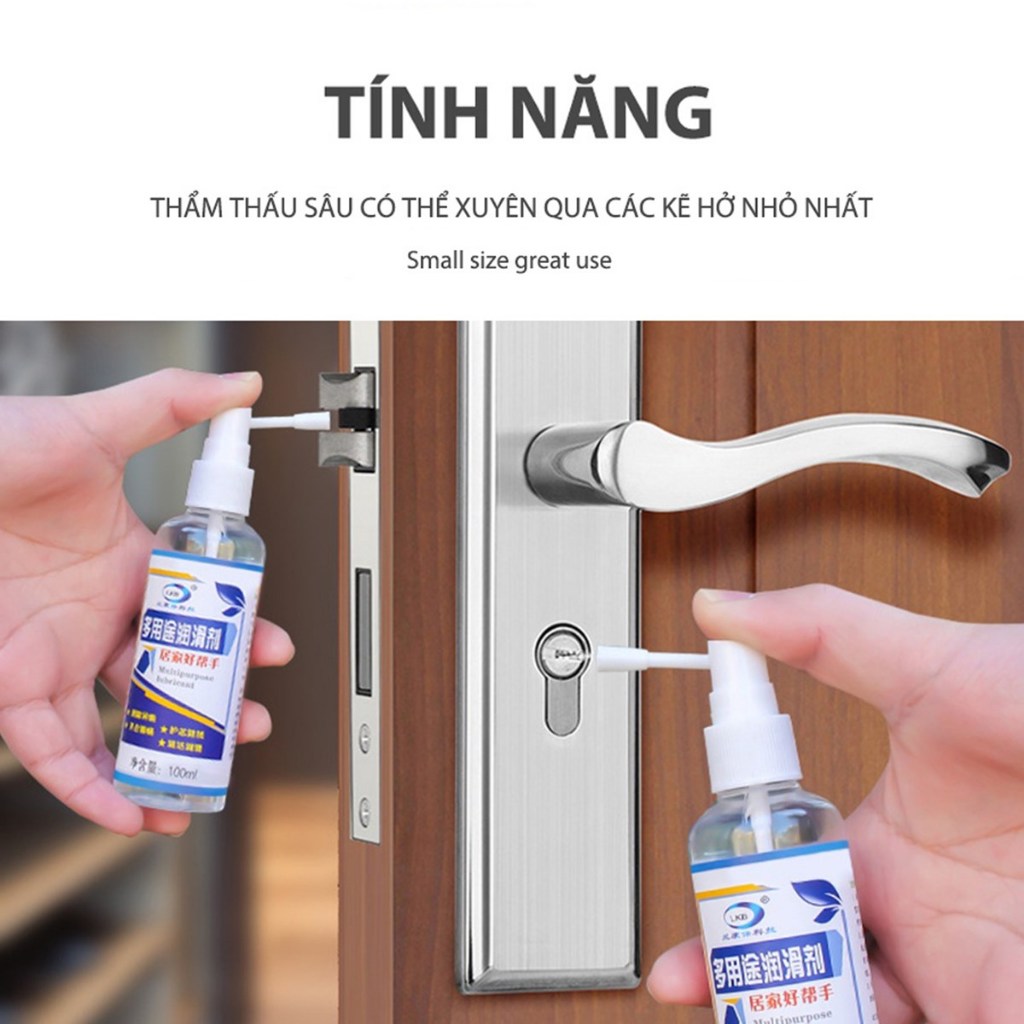 Chai Xịt Dầu Bôi Trơn Đa Năng 100ml - Multipurpose Lubricant