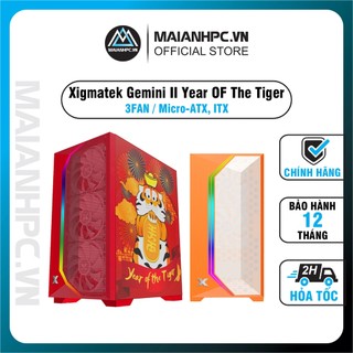 Vỏ case máy tính xigmatek gemini ii year of the tiger 3 fan / gemini ii org 3fb
