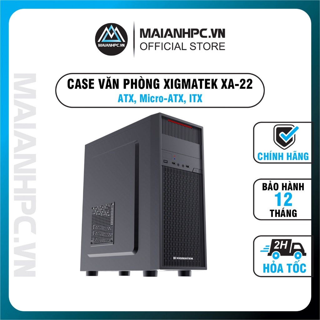 Vỏ case, thùng case máy tính XIGMATEK XA-22- ATX / XG-20 hàng chính hãng