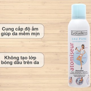 XỊT KHOÁNG EVOLUDERM 150ML PHÁP