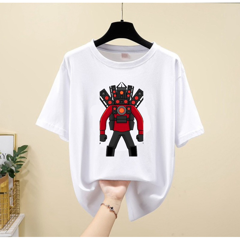 Áo thun hình titan speakerman game skibidi toilet / áo titan speakerman game skibidi toilet