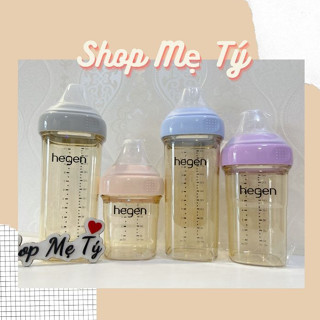 (TÁCH SET CỔ MÀU) Bình sữa Hegen chính hãng đủ màu TÍM, XANH DƯƠNG, HỒNG size 150ml/ 240ml/ 330ml - Purple, Blue, Pink