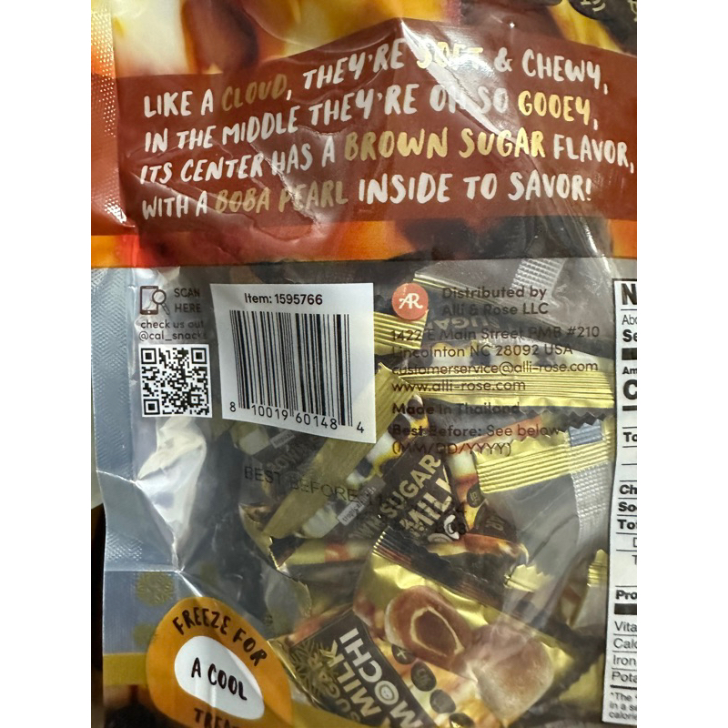 Bánh Mochi trà sữa trân châu Boba Milk Tea Mochi bịch to 60 cái 11/2024