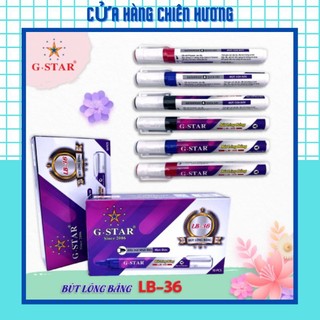 Hộp 10 cây bút lông viết bảng gstar lb-36