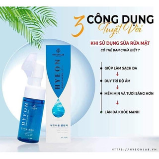[CHÍNH HÃNG] Sữa Rửa Mặt HYEON WHITENING CLEANSER