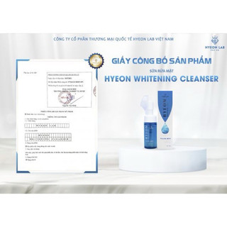 [CHÍNH HÃNG] Sữa Rửa Mặt HYEON WHITENING CLEANSER