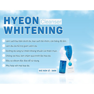 [CHÍNH HÃNG] Sữa Rửa Mặt HYEON WHITENING CLEANSER